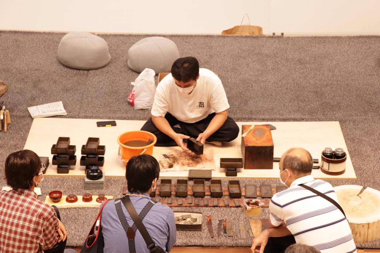 【レポート】職人による実演・ワークショップ「”つくる”と”なおす”」川連漆器編